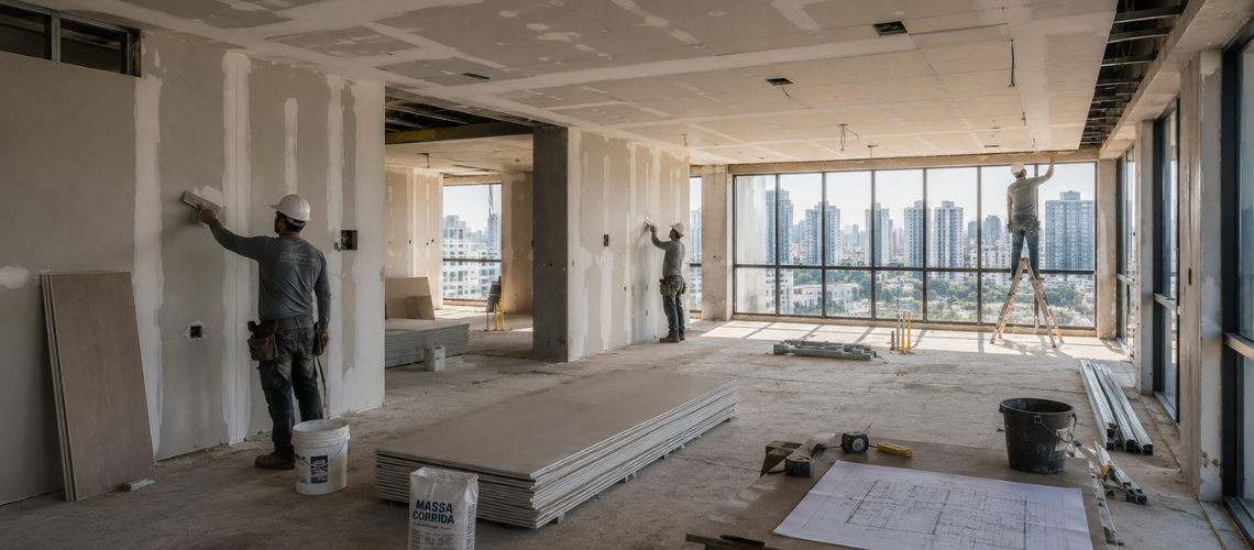 Construção Comercial em Alphaville e Barueri